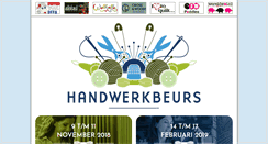 Desktop Screenshot of handwerkbeurs.nl