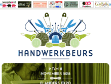 Tablet Screenshot of handwerkbeurs.nl